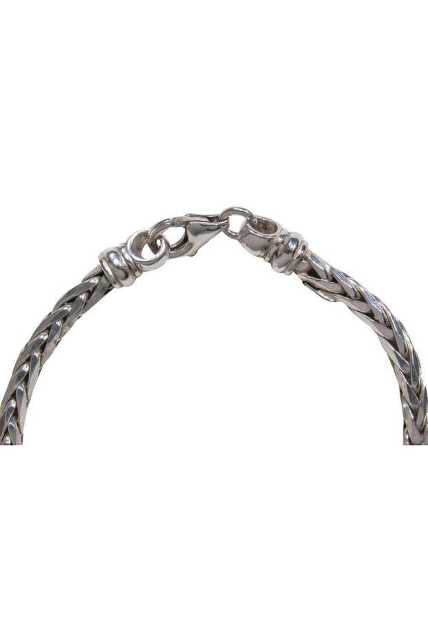 Current Boutique-No Label - Sterling Silver Wheat Chain Bracelet