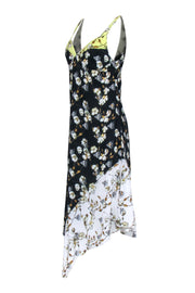 Current Boutique-Off-White - Black & Yellow Logo Print Dress Sz 6