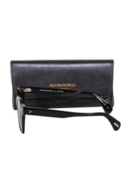 Current Boutique-Oliver Peoples - Brown Translucent Round Sunglasses