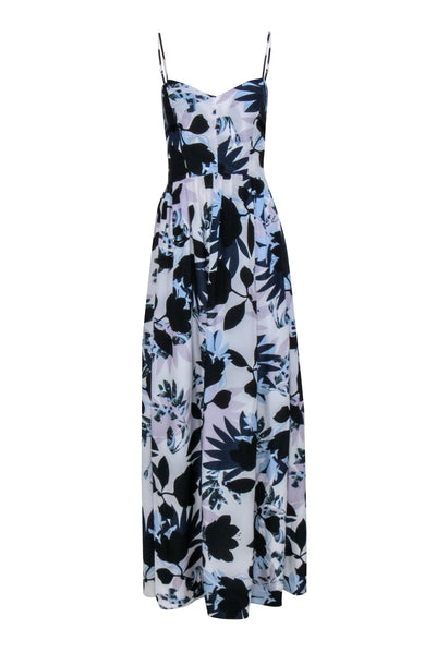 Current Boutique-Parker - White Floral Sleeveless Maxi Dress Sz XS