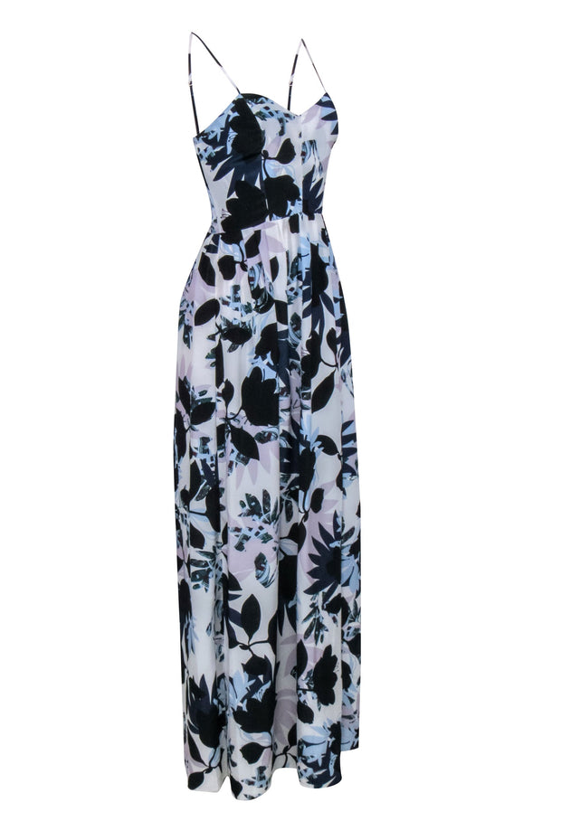 Current Boutique-Parker - White Floral Sleeveless Maxi Dress Sz XS