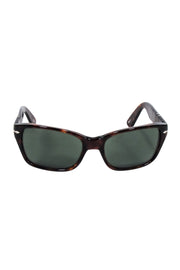 Current Boutique-Persol - Brown Tortoise Rectangular Sunglasses