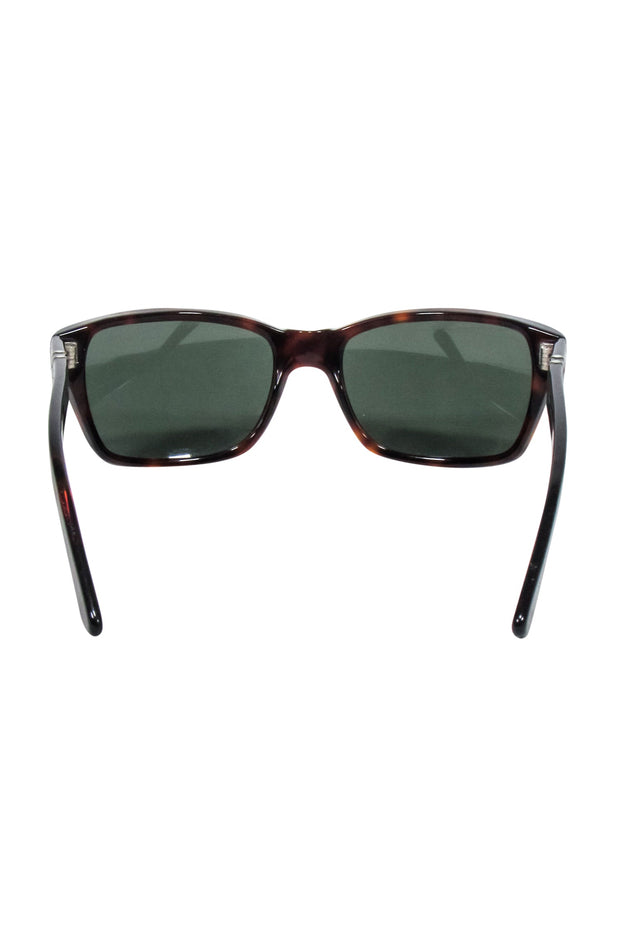 Current Boutique-Persol - Brown Tortoise Rectangular Sunglasses