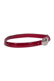 Current Boutique-Prada - Red Patent Leather Belt Sz M
