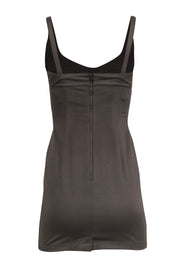 Current Boutique-Prada - Olive Bustier Mini Tank Dress Sz 6