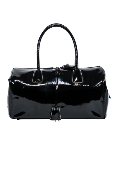 Current Boutique-Prada - Black Textured Leather Bag