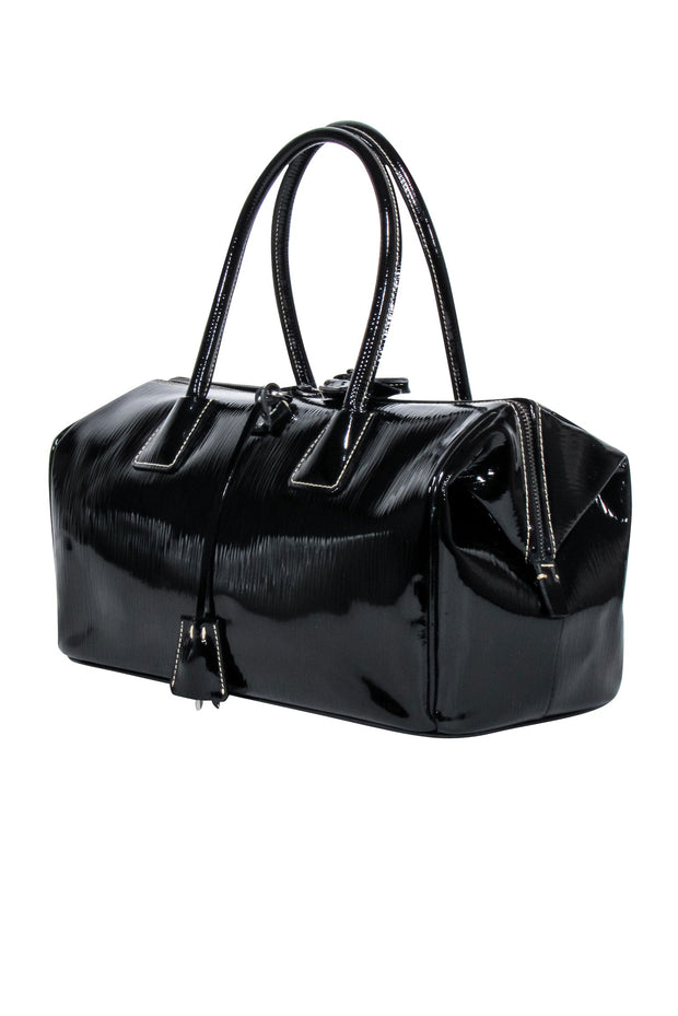 Current Boutique-Prada - Black Textured Leather Bag