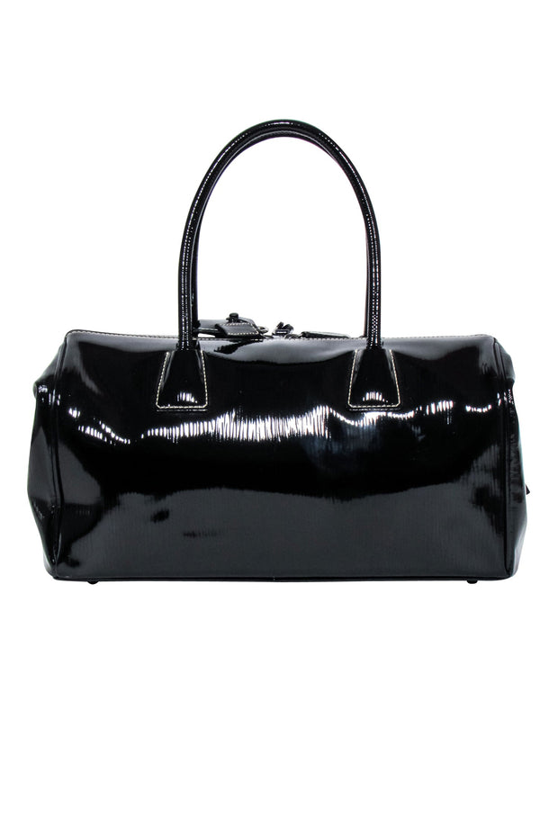 Current Boutique-Prada - Black Textured Leather Bag