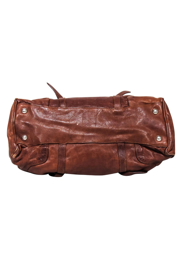Current Boutique-Prada - Brown "Vitello Shine" Handbag