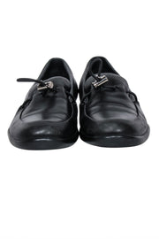Current Boutique-Prada - Black Sport Drawstring Loafer Sz 9