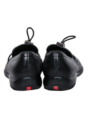 Current Boutique-Prada - Black Sport Drawstring Loafer Sz 9