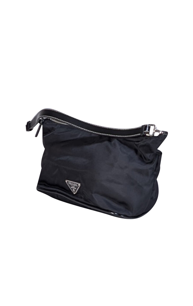 Prada - Black Nylon Shoulder Bag - Current Boutique
