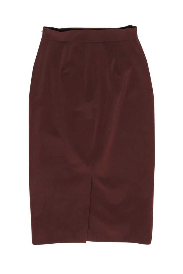 Current Boutique-Prada - Brown Stretch Mid Length Skirt Sz 4