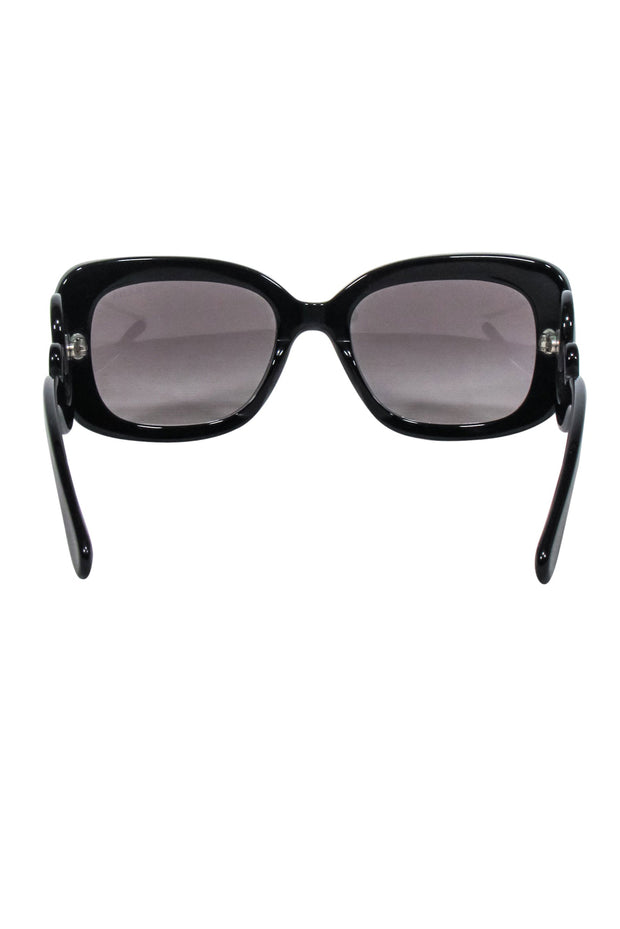 Current Boutique-Prada - Black Spiral Leg Detail Sunglasses