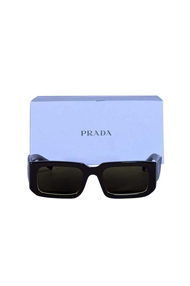 Prada - Brown Loden/Cedar Sunglasses - Current Boutique