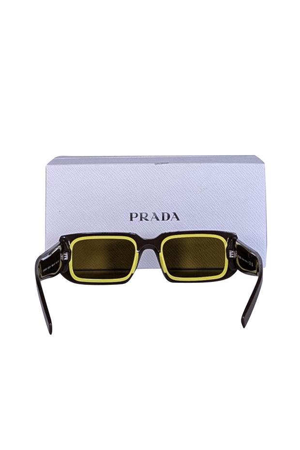 Prada - Brown Loden/Cedar Sunglasses - Current Boutique