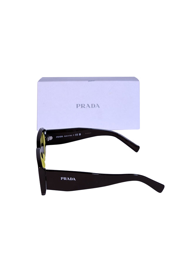 Prada - Brown Loden/Cedar Sunglasses - Current Boutique