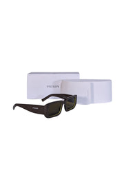 Prada - Brown Loden/Cedar Sunglasses - Current Boutique