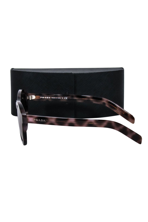 Current Boutique-Prada - Brown Round Sunglasses w/ Light Lenses