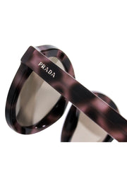 Current Boutique-Prada - Brown Round Sunglasses w/ Light Lenses
