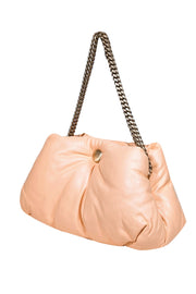 Current Boutique-Proenza Schouler - Peach "Wo Tobo Puffy Chain" Shoulder Bag