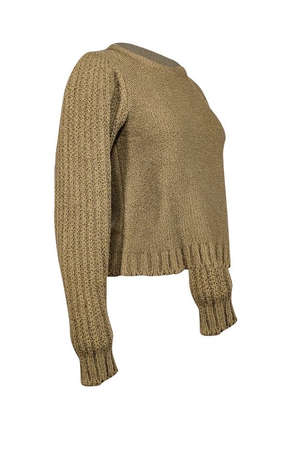 Current Boutique-Rachel Comey - Olive Green Alpaca & Cotton Blend Sweater Sz L