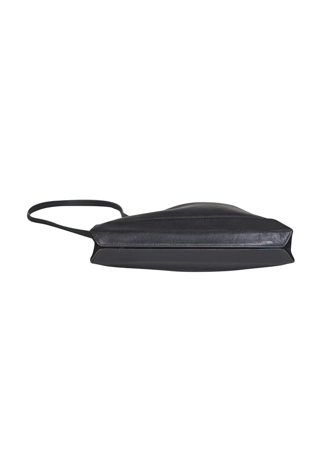 Rag & Bone - Black Pebbled Leather Crossbody Bag - Current Boutique