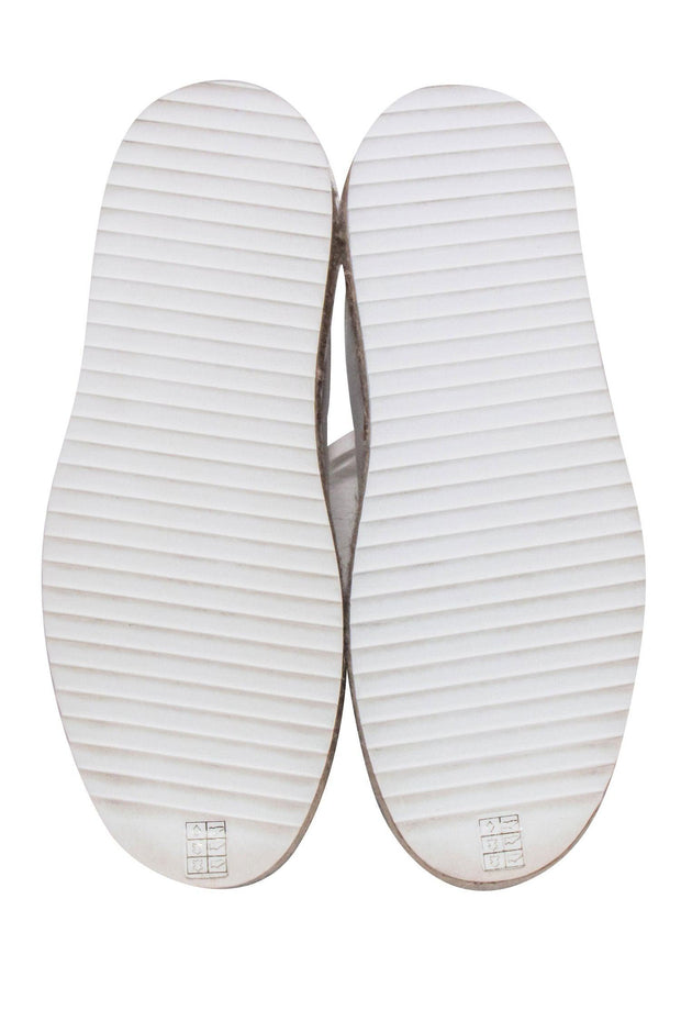 Current Boutique-Rag & Bone - White Espadrille Lace Up Sneakers Sz 10