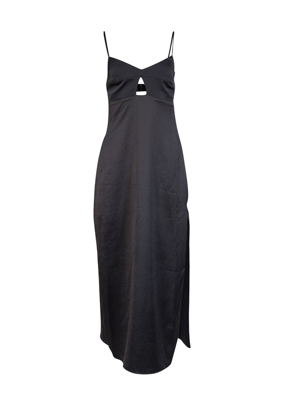 Current Boutique-Ramy Brook - Black Sleeveless Open Back "Hadlee" Dress Sz 6
