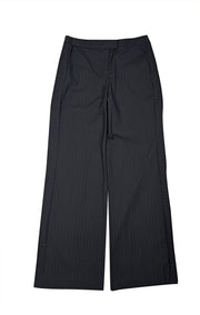 Ramy Brook - Black Pin Stripe Dress Pants Sz 8 - Current Boutique