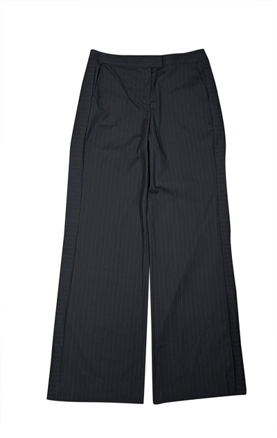 Ramy Brook - Black Pin Stripe Dress Pants Sz 8 - Current Boutique
