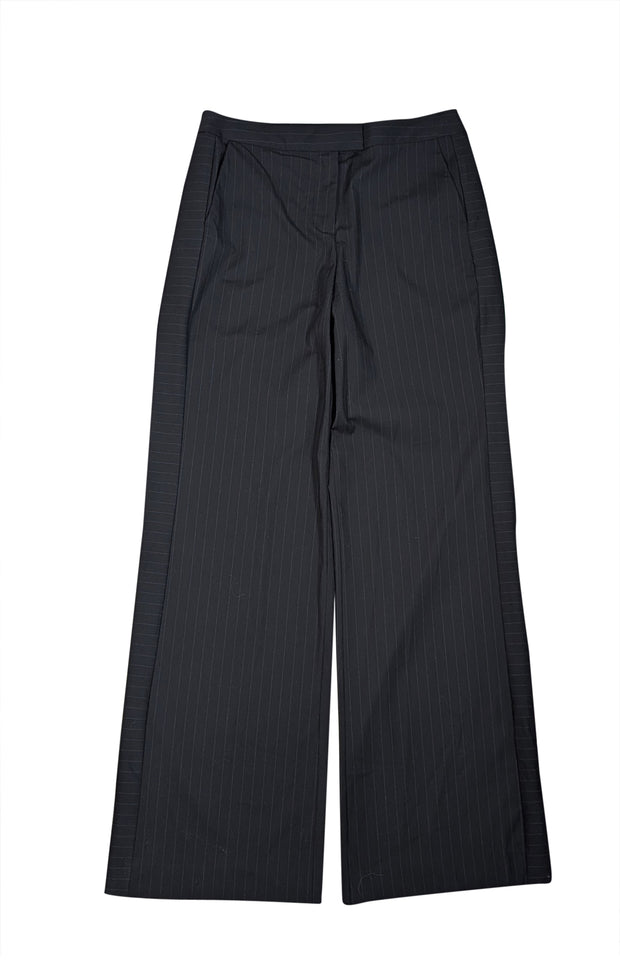 Ramy Brook - Black Pin Stripe Dress Pants Sz 8 - Current Boutique