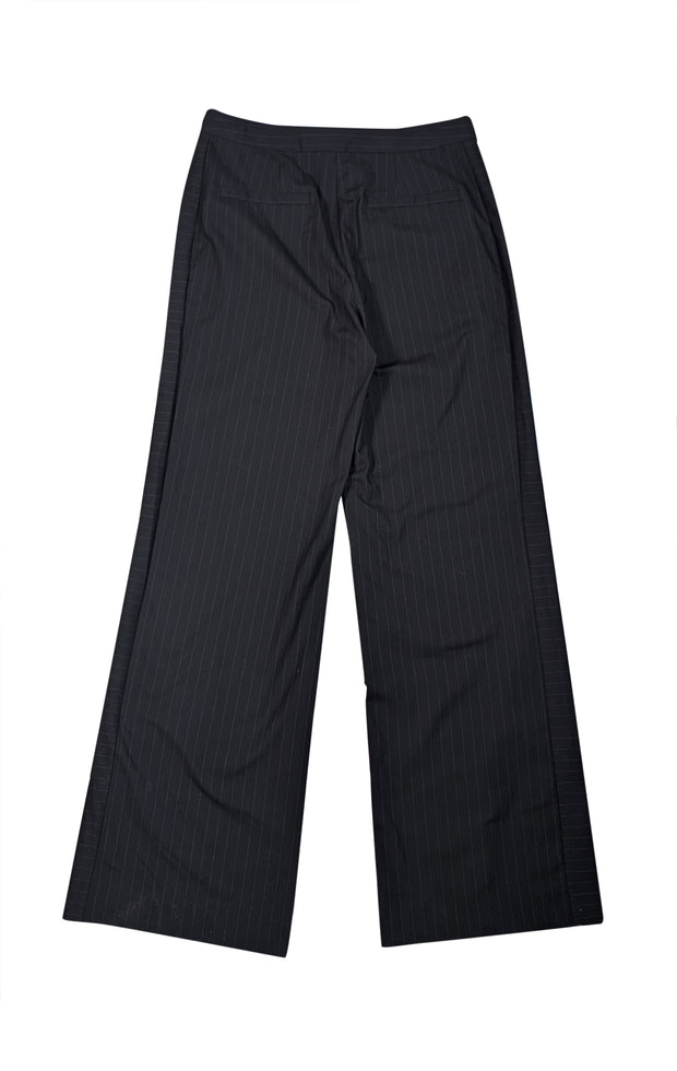 Ramy Brook - Black Pin Stripe Dress Pants Sz 8 - Current Boutique