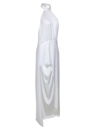 Current Boutique-Ramy Brook - Ivory High-Neck “Daphne” Dress Sz 10
