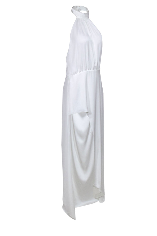 Current Boutique-Ramy Brook - Ivory High-Neck “Daphne” Dress Sz 10