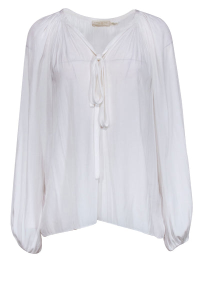 Current Boutique-Ramy Brook - White Peasant Top Sz XS