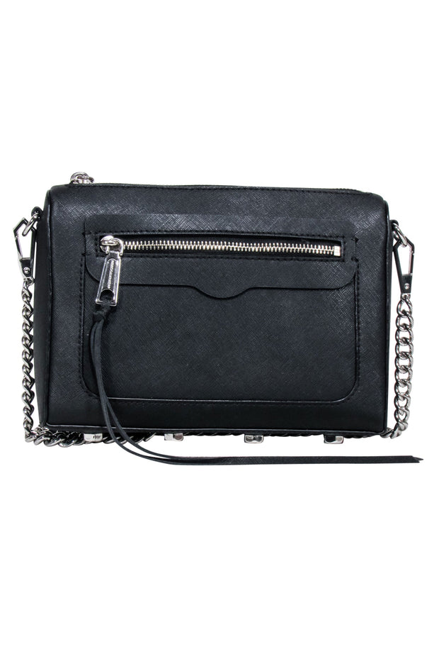 Current Boutique-Rebecca Minkoff - Black Saffiano Leather Cross Body