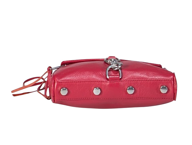 Current Boutique-Rebecca Minkoff - Red Leather Crossbody Buckle Front Purse