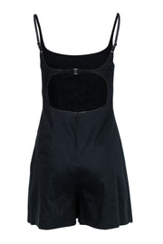 Current Boutique-Rebecca Taylor - Black Sleeveless Skort Style Romper Sz 2