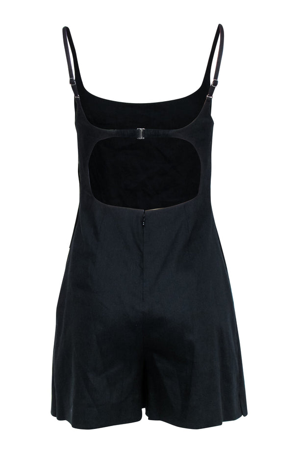 Current Boutique-Rebecca Taylor - Black Sleeveless Skort Style Romper Sz 2