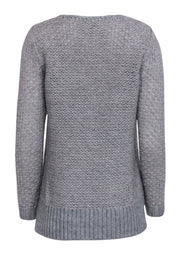 Current Boutique-Rebecca Taylor - Grey & Light Pink Blend Knit Sweater Sz S
