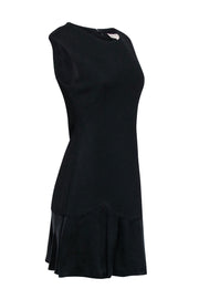 Current Boutique-Rebecca Taylor - Black Textured Sleeveless Dress Sz 6