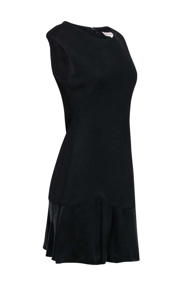 Current Boutique-Rebecca Taylor - Black Textured Sleeveless Dress Sz 6