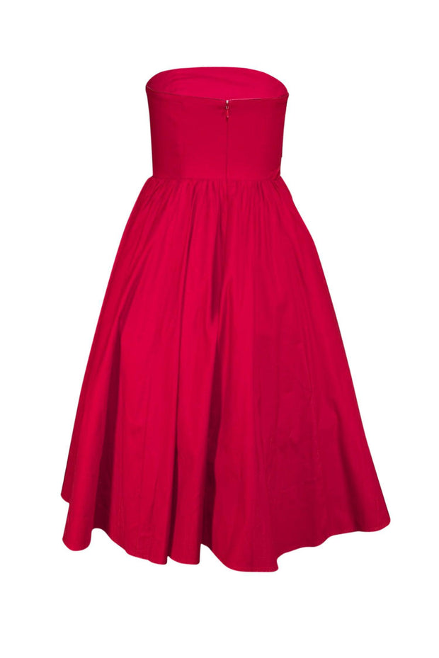 Current Boutique-Reformation - Red Strapless "Buttercup" Dress Sz 4