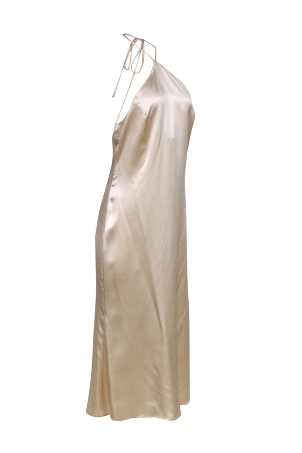 Current Boutique-Reformation - Ivory "Reggie" Halter Slip Dress Sz M