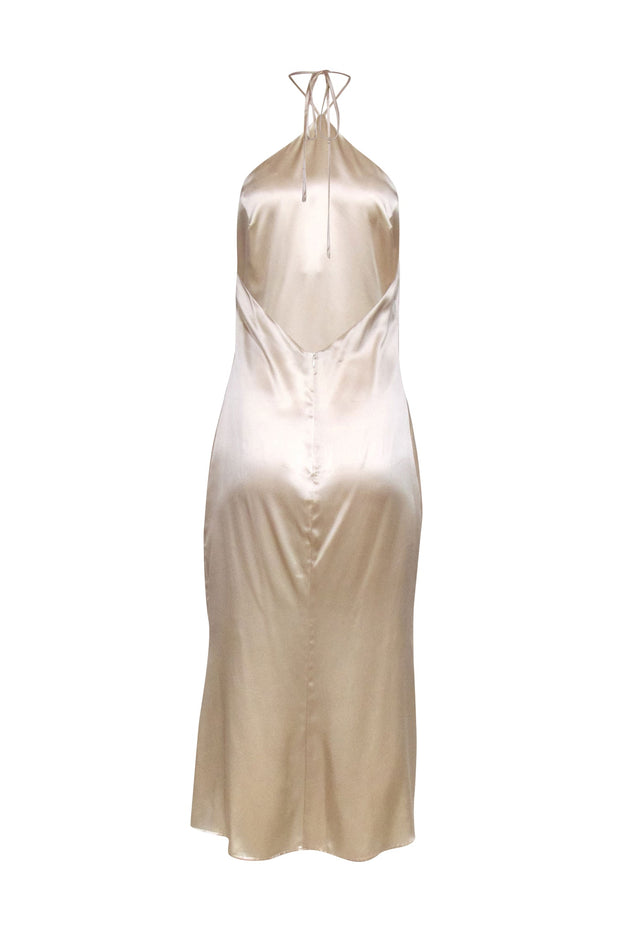 Current Boutique-Reformation - Ivory "Reggie" Halter Slip Dress Sz M