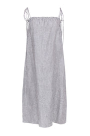Current Boutique-Reformation - Cream & Black Linen "Janet" Dress Sz S