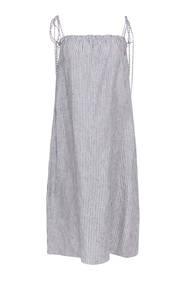Current Boutique-Reformation - Cream & Black Linen "Janet" Dress Sz S