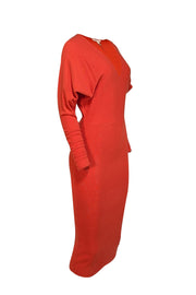 Current Boutique-Reiss - Orange Wool Blend Knit Dress Sz XS