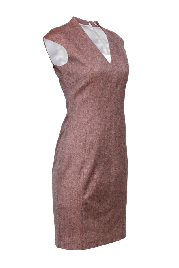 Current Boutique-Reiss - Copper Wool Blend "Turner" Sheath Dress Sz 6